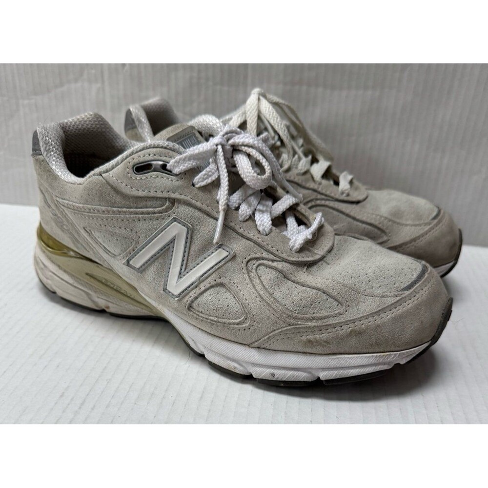 New Balance 990v4 Sneaker Women's Size 9 Men's Sz 7 Running Shoe Artic Fox Grey